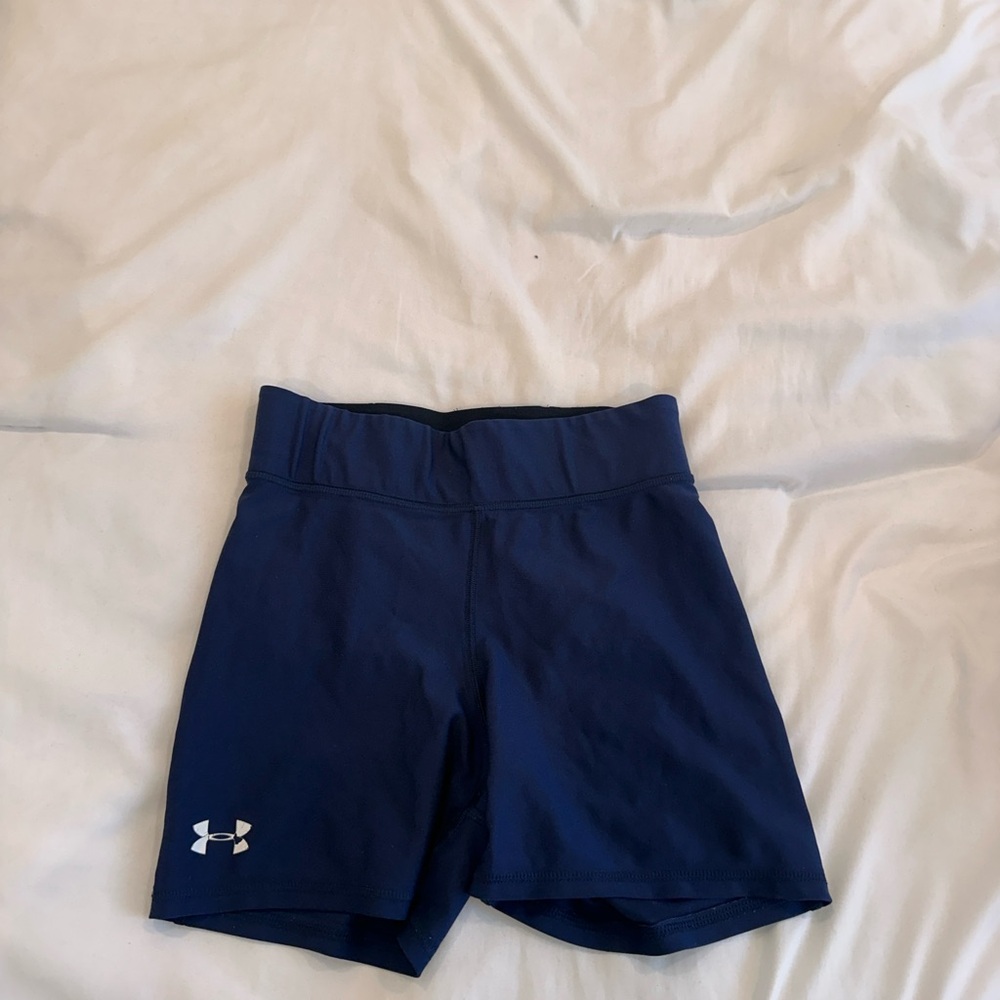 Under Armour Blue Athletic Shorts Performance Fit